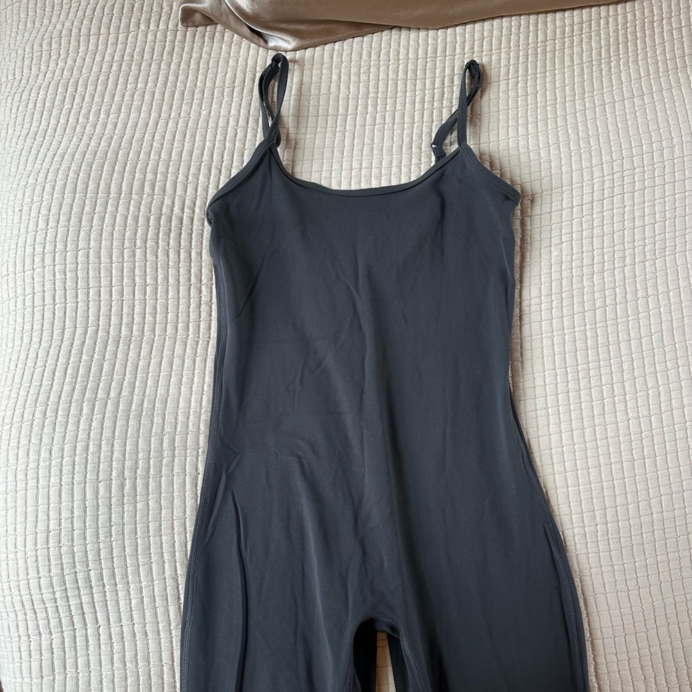 Aritzia Flare Leg Grey Onesie